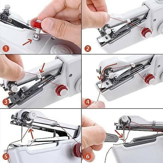 Handheld Cordless Portable Sewing Machine for Emergency stitching - HalfPe