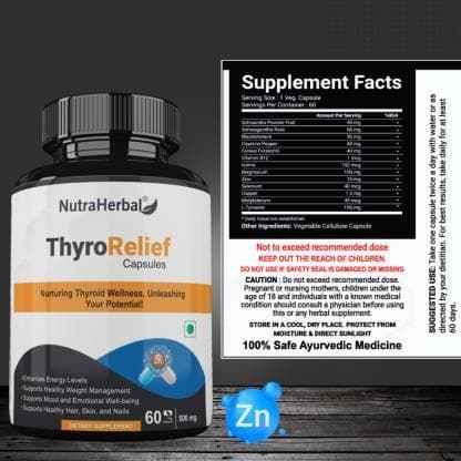 Thyrorelief capsules (60pieces) | NUTRAHERBAL - halfpeapp