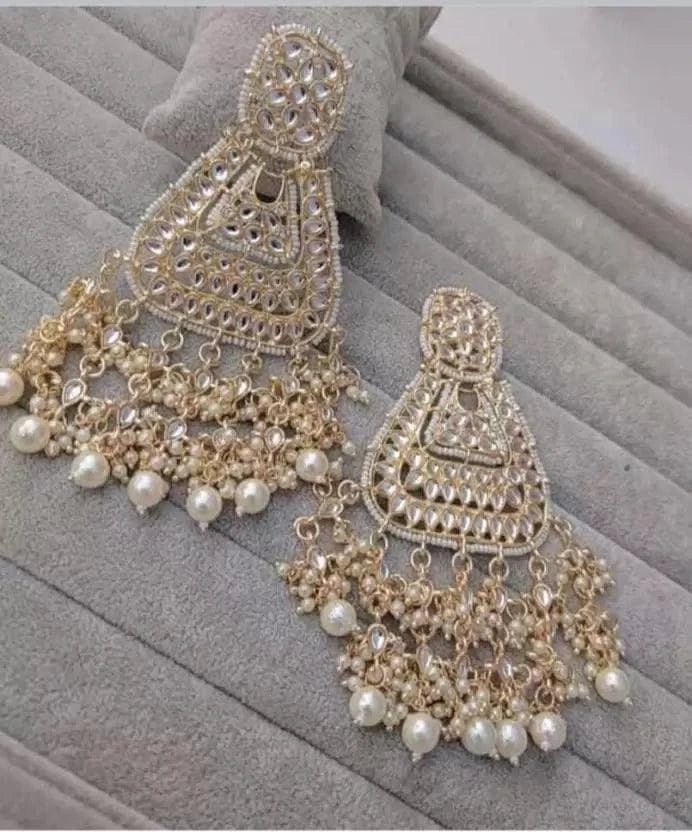 Traditional jewellery ethnic earrings set | MANATH - halfpeapp