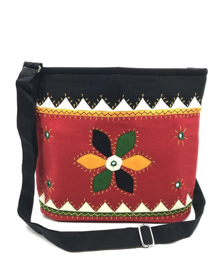 Traditional ladies crossbody (red) - halfpeapp