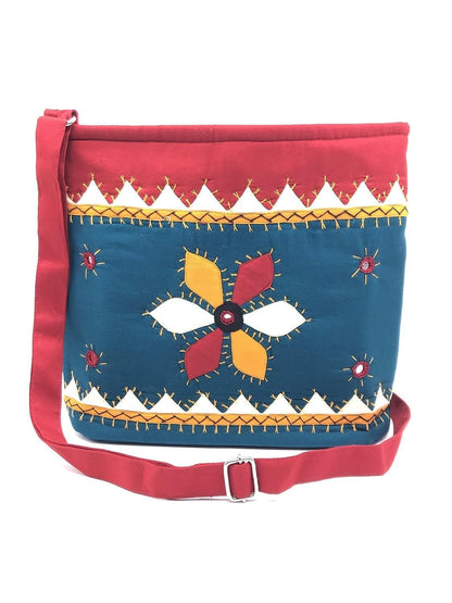 Traditional ladies crossbody (turquoise) - halfpeapp