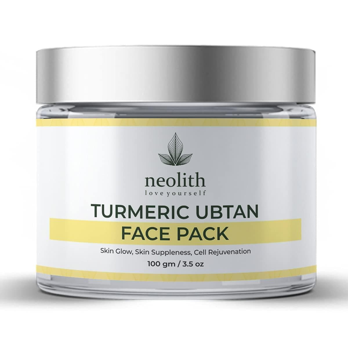 Turmeric ubtan face pack (100gm) | NEOLITH - halfpeapp