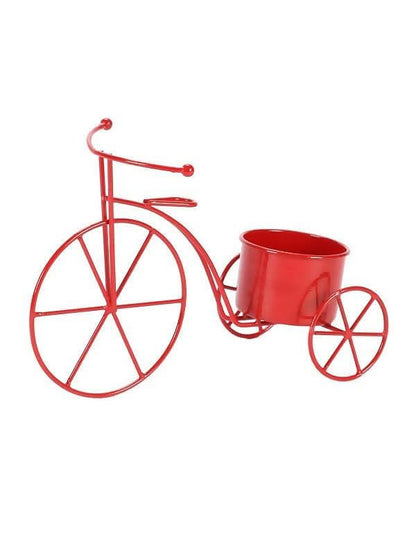 Small Cycle Planter Red - HalfPe