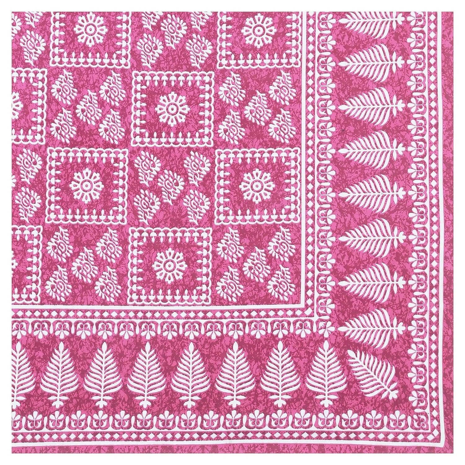 Jaipuri Traditional Pure Cotton Jaipuri Print, Jaipuri Print Design King Size 90 x 100 inch Pure Cotton Double Bedsheet - HalfPe