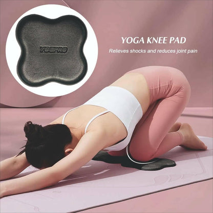 Yogpro Yoga Knee Pad Cushion, Anti Slip Foam Knee Pad for Joints Pain Relief (Pack of 2) - HalfPe