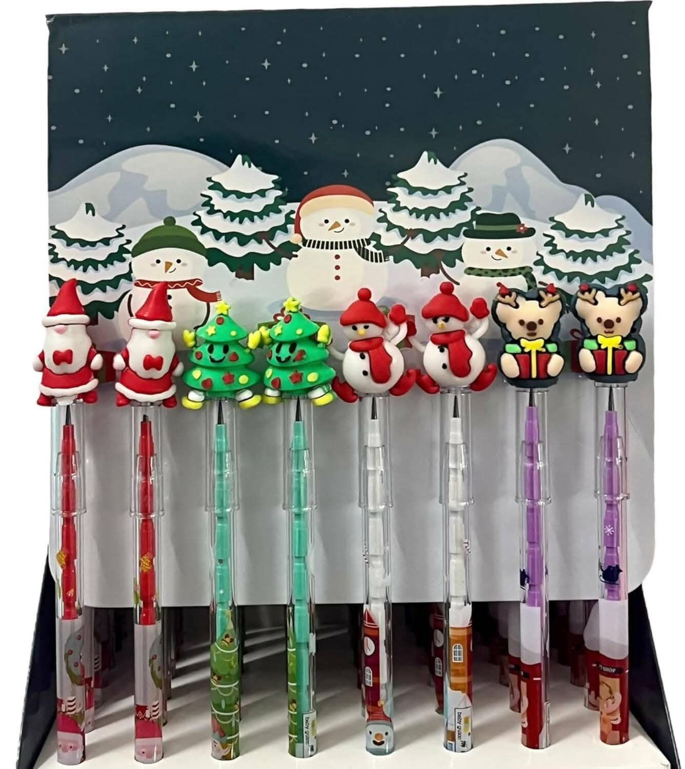 2003 Lenox Winter Helper discount Pencil Snowman Santa Claus Colorful RARE VNTG *READ