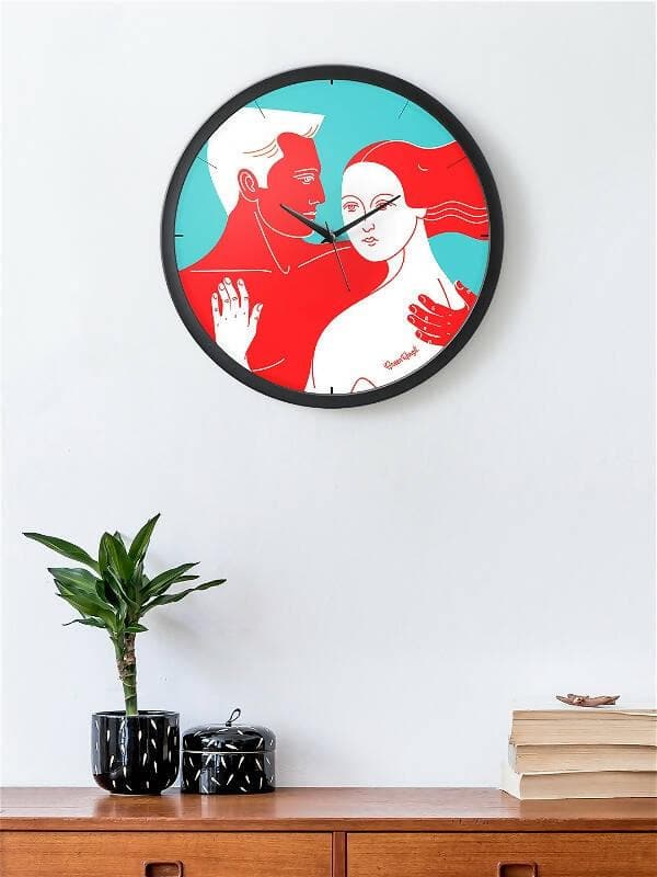 Couple Goals Analog Wall Clock - HalfPe