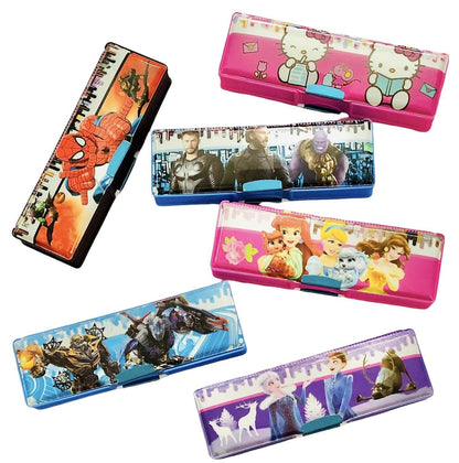 Unicorn mix cartoons stationary box (pack of 4pcs) - halfpeapp