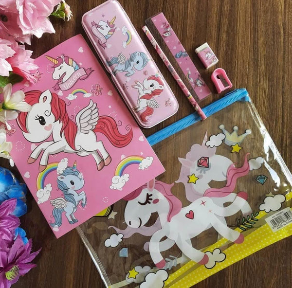 Unicorn theme stationary set - halfpeapp