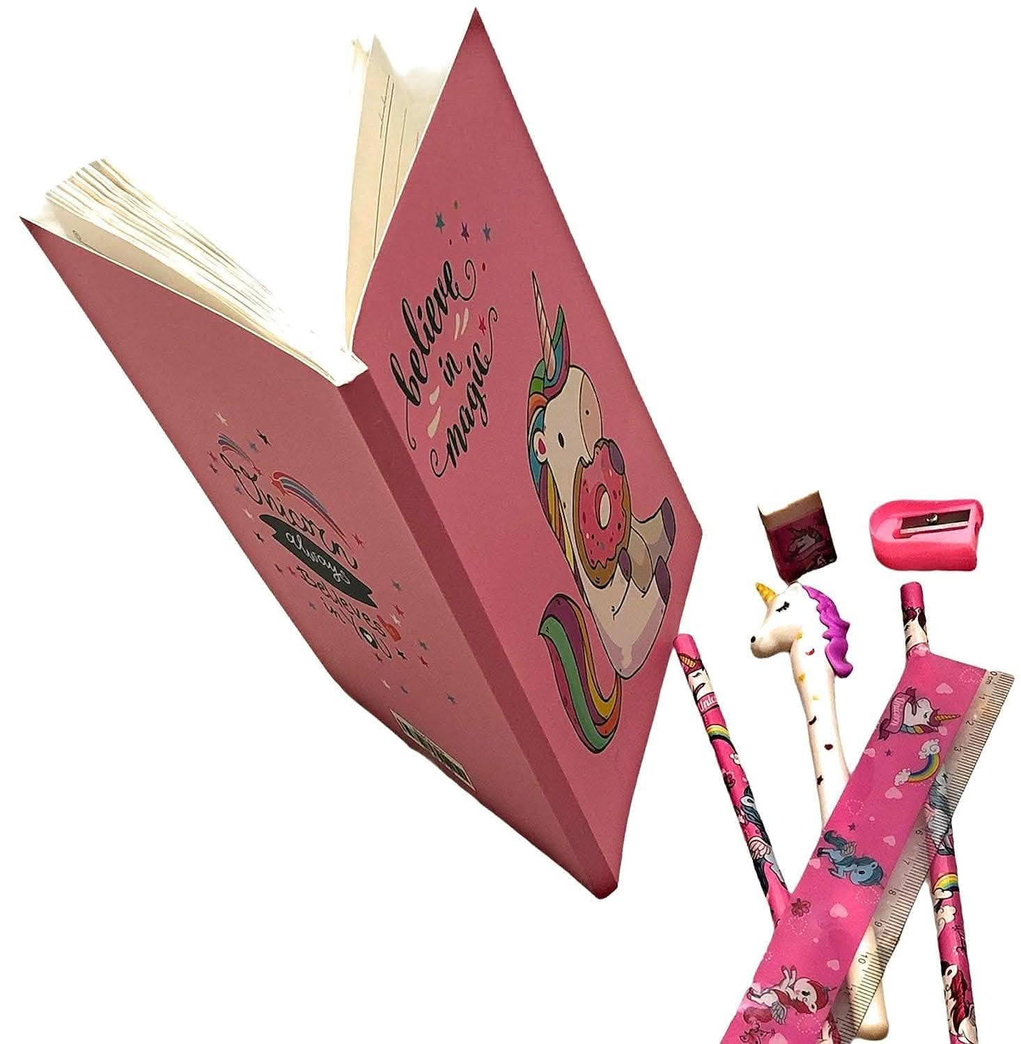 Unicorn theme stationery set - halfpeapp