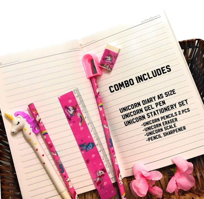 Unicorn theme stationery set - halfpeapp