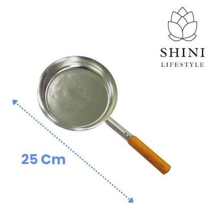 SHINI LIFESTYLE Super Smooth Galvanized Iron Shallow Fry Pan - HalfPe