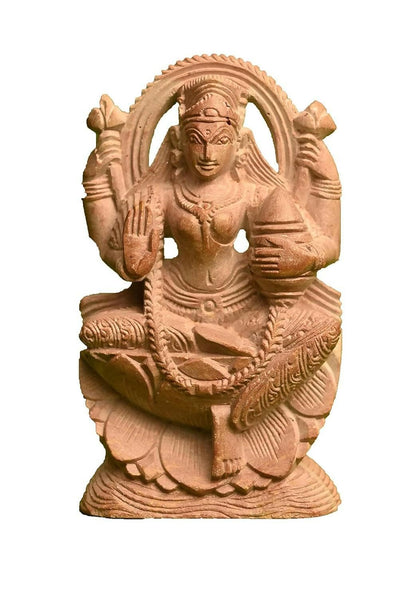 KariGhar Stone Hand Carved Mahalaxmi, Laxmi MATA Idol for Home - HalfPe