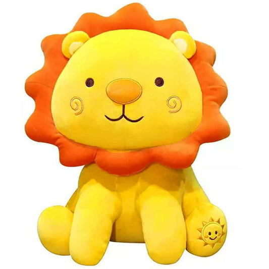 AVSHUB Soft Toy Lion Soft Cute Animal Toy (yellow, 35cms) - HalfPe