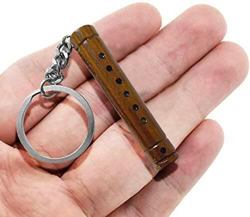 Mats Avenue Hand Made Perfect Teak Wood Key Chain with Ring - HalfPe