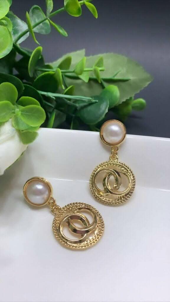 Pinapes Statement Dangler Ball Earrings For Women - HalfPe
