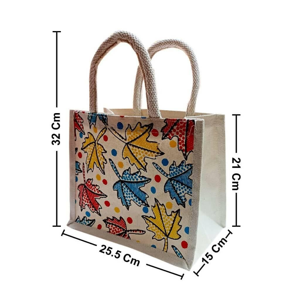 Mats Avenue Cotton Lunch Bag Tiffin Bag Multi Purpose Tote Bag Hand Bag - HalfPe