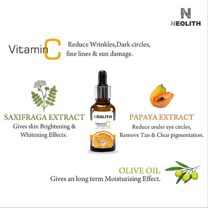 Vitamin C Face Serum (30ML) | NEOLITH - halfpeapp