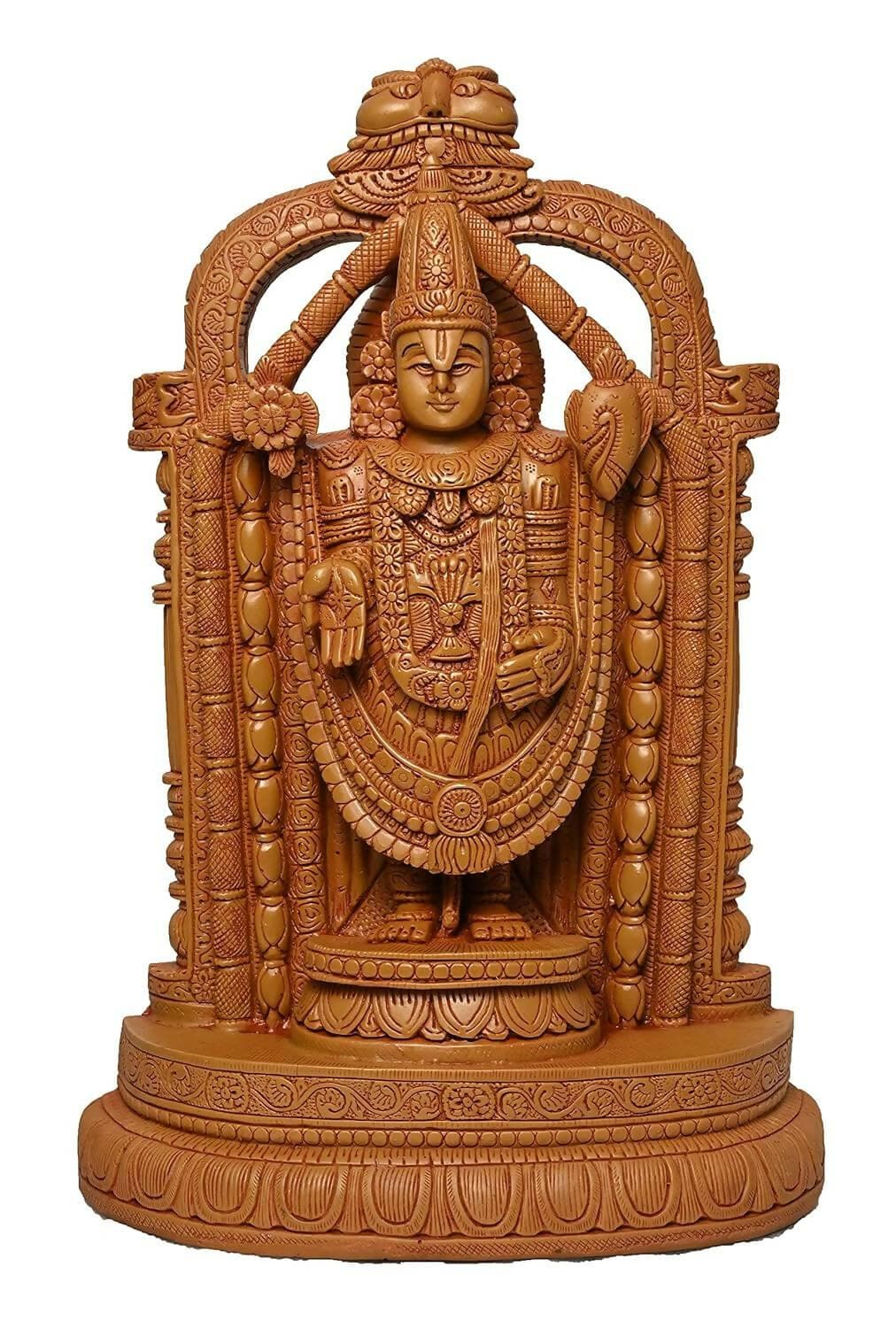 KariGhar Polyresin Lord Venkateswara Balaji Vishnu Idol Perfect for Home - HalfPe