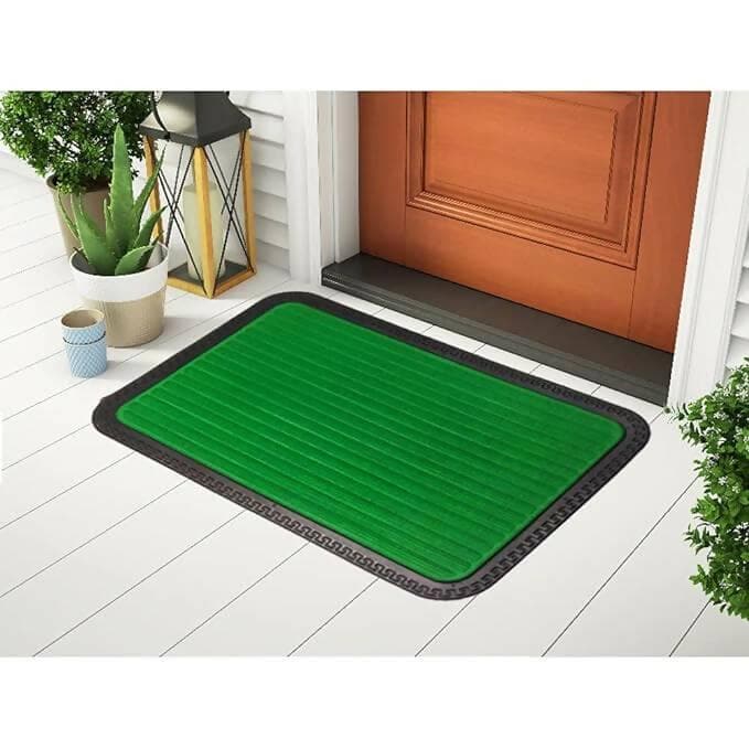 Mats Avenue All Purpose Solid Rug Nature Green - HalfPe