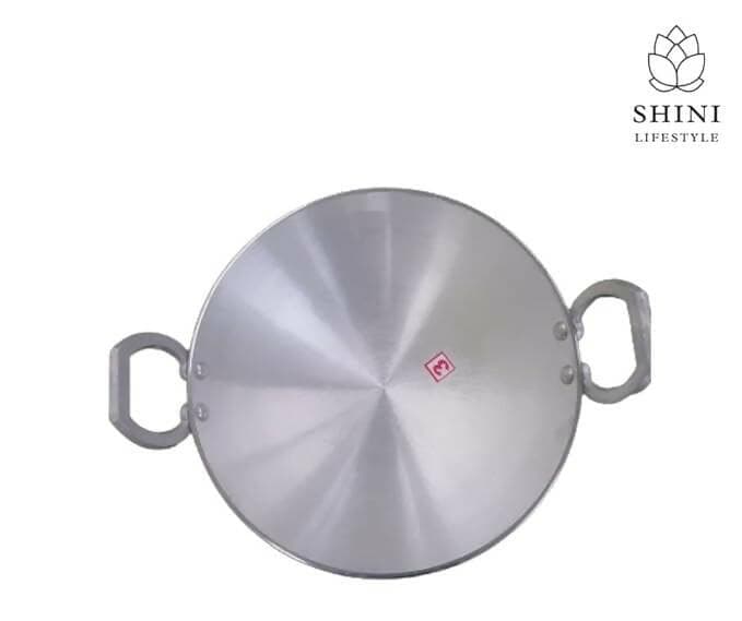 SHINI LIFESTYLE Aluminium Kadhai Kadai with Handle for Kitchen deep Frying pan (1L) - HalfPe