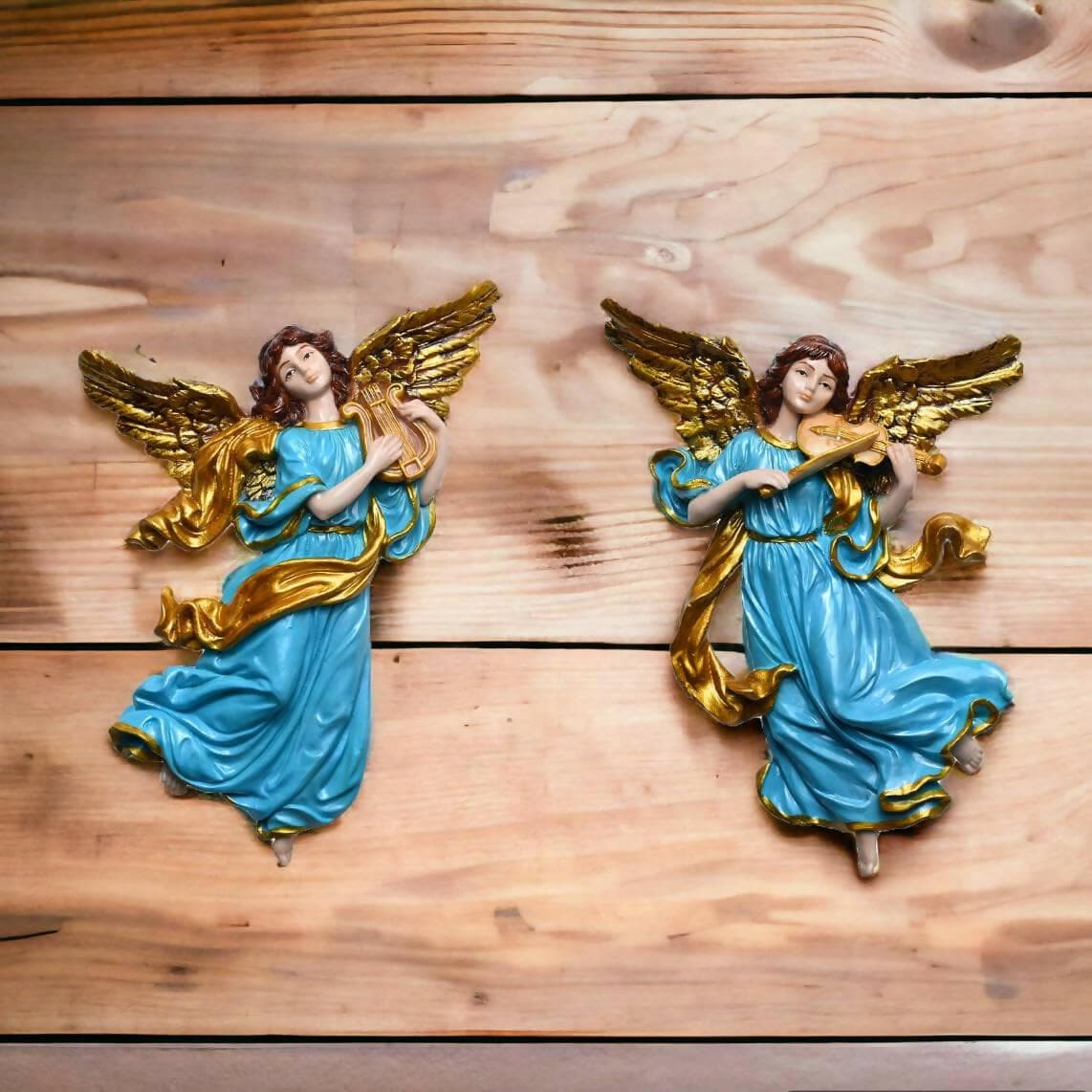 KariGhar Resin Angels Set, Heavenly Angels, Guardian Angels Set Idol Perfect for Home - HalfPe