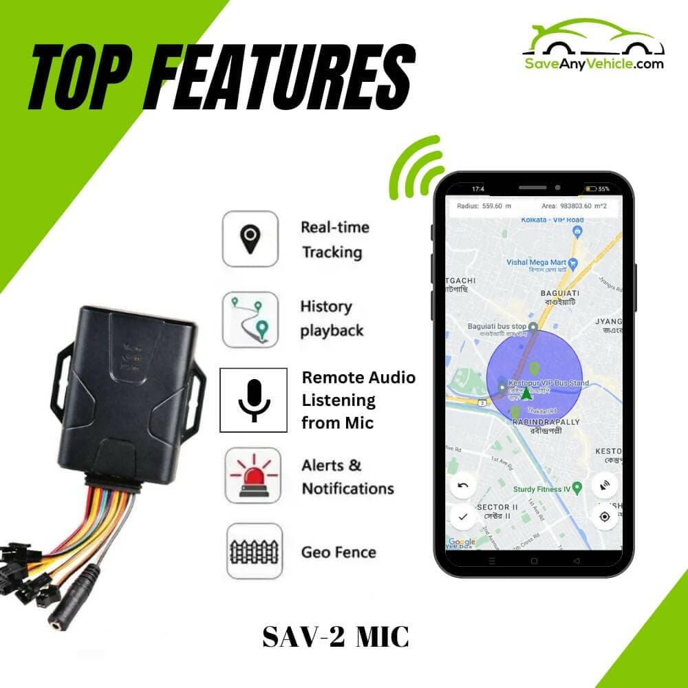 SAVE ANY VEHICLE SAV-2 MIC Advance GPS - HalfPe