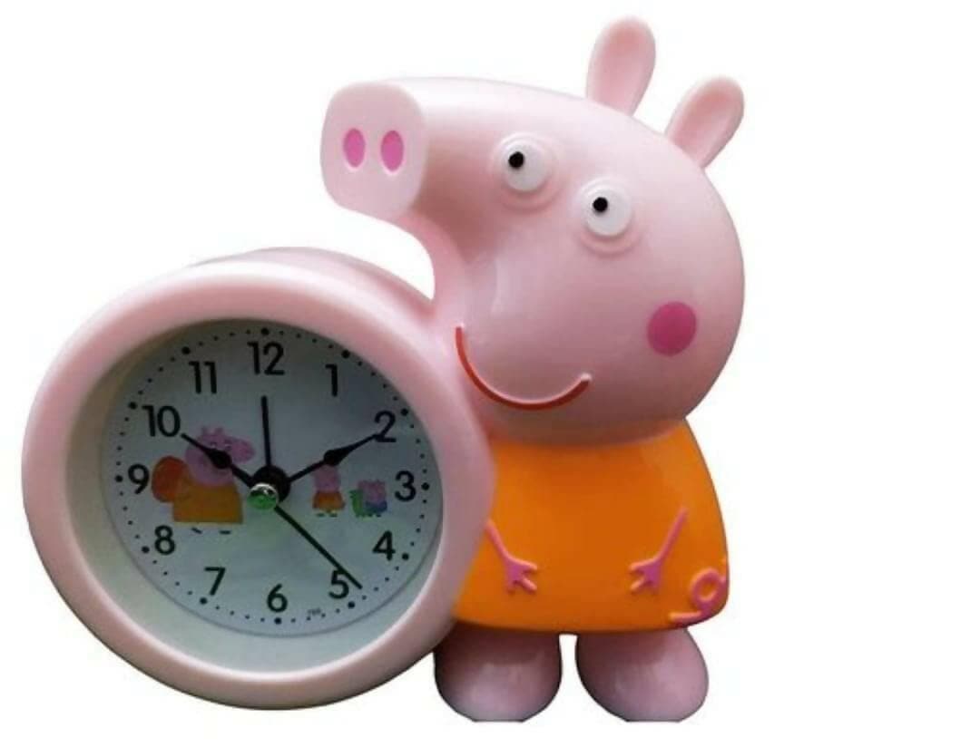 Peppa Pig Trin Trin Clock – Playful Kids’ Room Decor - HalfPe