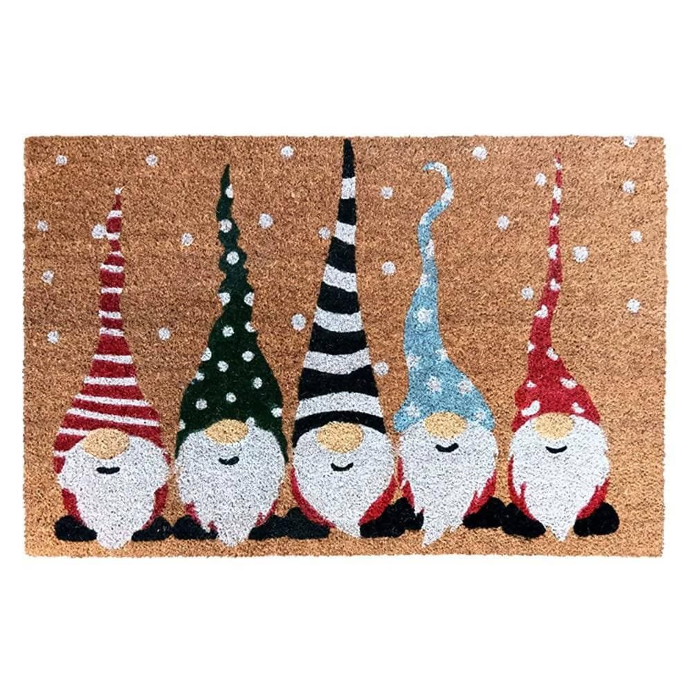 Mats Avenue Christmas Coir Doormat with Non-Slip Rubber Backing for Indoor -60 x 90 CM - HalfPe