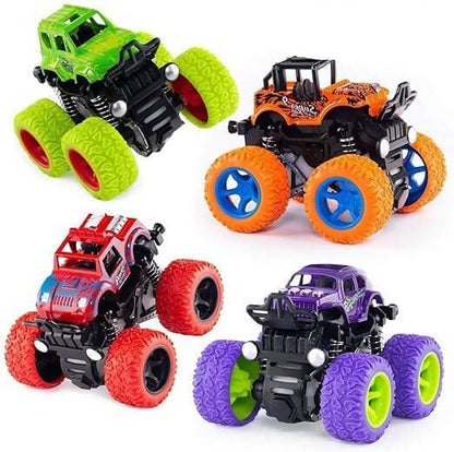 Monster Truck Toys for Kids Push & Go Toys 4wd Monster Truck Combo set (Single piece) - HalfPe