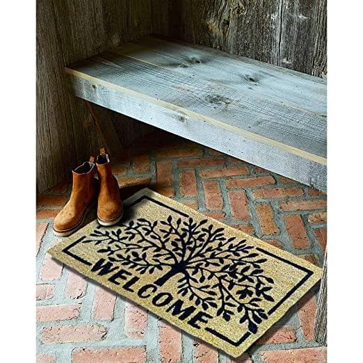 Rubber door mat with Welcome design - HalfPe