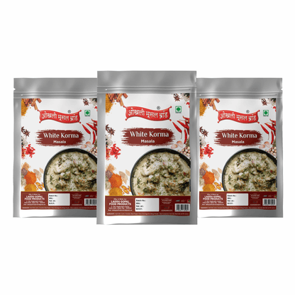 White korma masala 570g (pack of 3x 190g) | OKHLI MUSAL BRAND - halfpeapp