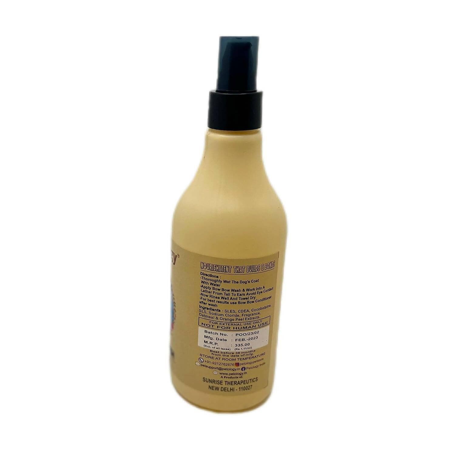 Petology Bow Bow Wash Oatmeal & Orange for Conditioning and Smoothing- (300ml) - HalfPe