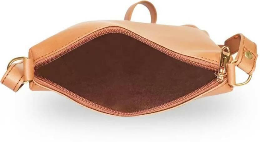 Tan Girls Sling Bag - HalfPe