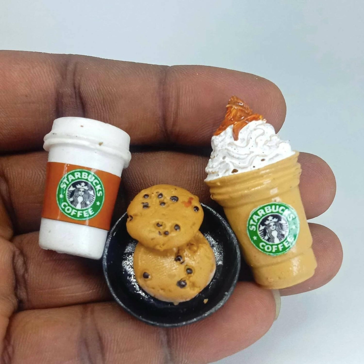 Coffee & Cookies Miniature Food Fridge Magnet - HalfPe