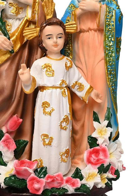 KariGhar The Holy Family Catholic Idol for Home/Living Room/Prayer Room/Decoration & Gifting (4 x 5.5 x 12 inches) - HalfPe