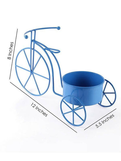 Big Cycle Planter Blue - HalfPe