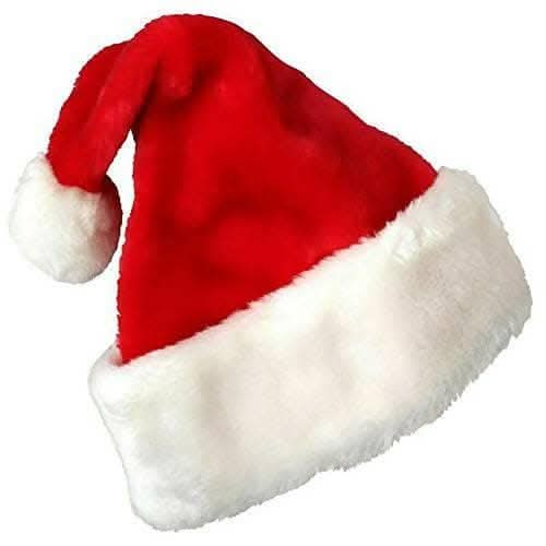 MANTOUSS Christmas Gift for Kids -1Christmas Cap,1 Wrist Band,1 Goggle , 1 Santa Claus+a Box of Handmade s for Kids/Party+1 Christmas Card - HalfPe