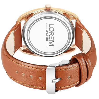 LOREM Silver Stylish Dial Analog Watch For Women LR325 - HalfPe