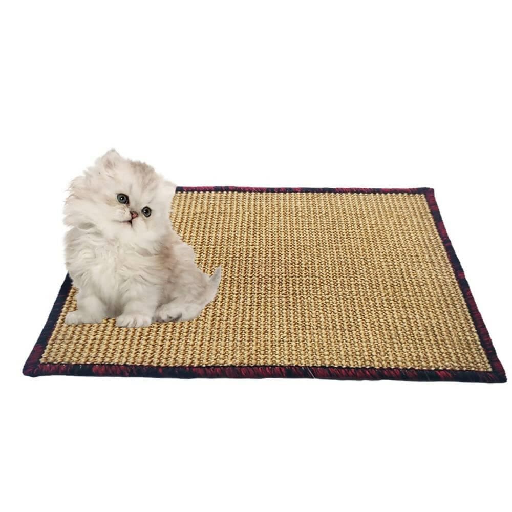 Mats Avenue Multi Use Sisal Cat Scratch Pad/Cat Scratcher for Kittens and Persian Cats (30 X 40 CM) - HalfPe