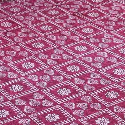 Jaipuri Traditional Pure Cotton Jaipuri Print, Jaipuri Print Design King Size 90 x 100 inch Pure Cotton Double Bedsheet - HalfPe