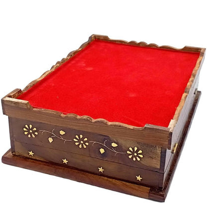 Santarms Wooden Holy Quran Book Stand & Box with rehal - HalfPe