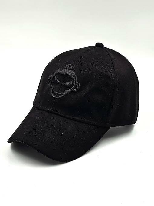 Solid Adjustable Stylish Unisex Cap (Black) - HalfPe