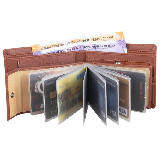 Trendy Men PU Wallets - HalfPe