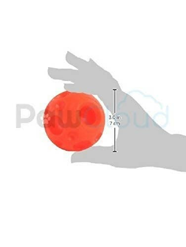 PlayPets Non-toxic Rubber Dog Chew Ball (3 Holes) - HalfPe