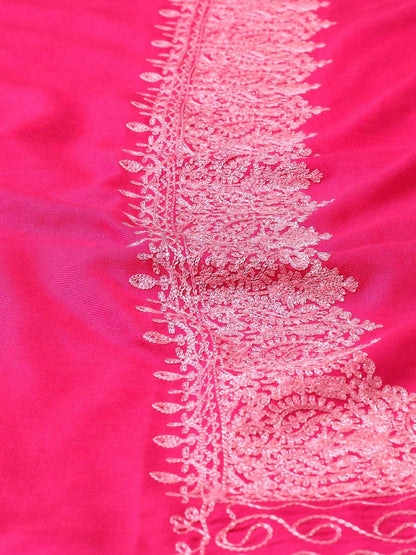 Magenta Baby Pink Stole for women - HalfPe