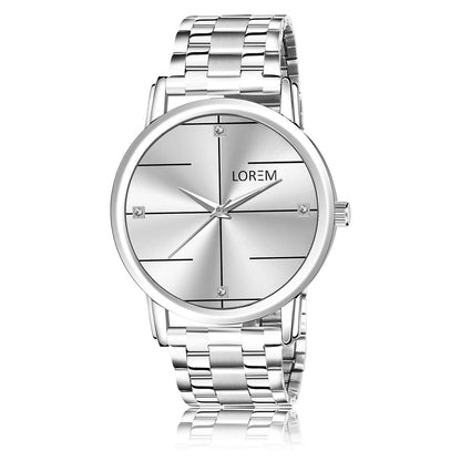 LOREM White Standard Analog Watch For Women LR321 - HalfPe