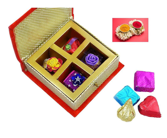 MANTOUSS Designer Pongal/Mkar sankranti Chocolate Gift+haldi kumkum - HalfPe