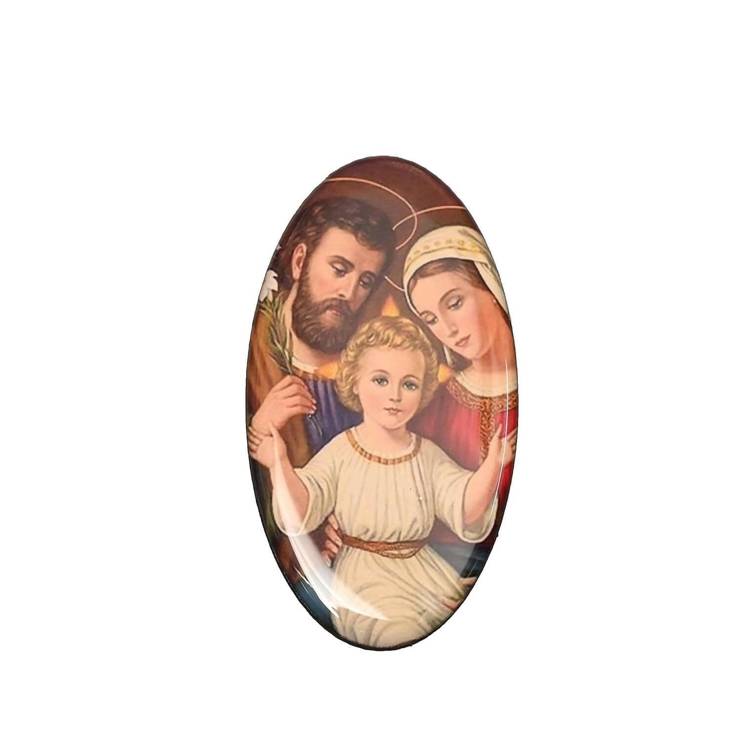 KariGhar Holy Family Magnet for Refrigerator | Cupboard | Office | Gifting & Decoration (Muticolour, 5 x 8 x 0.2 cm) - HalfPe