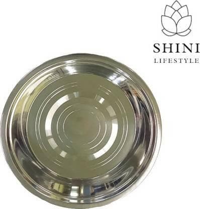 SHINI LIFESTYLE Stainless Steel Atta Parat - HalfPe